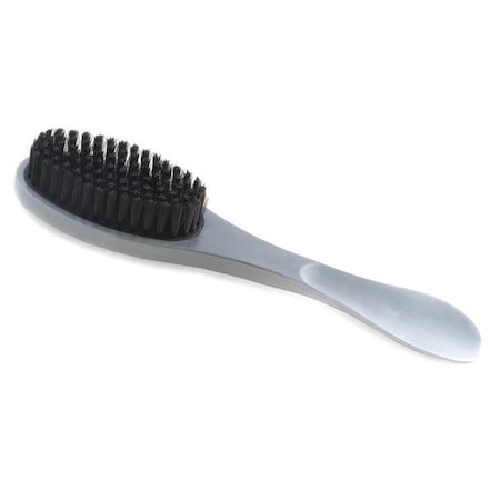 Bey Berk International Bey-Berk International BB688 Brushed Aluminum Clothes & Lint Brush with Shoe Horn; Silver BB688